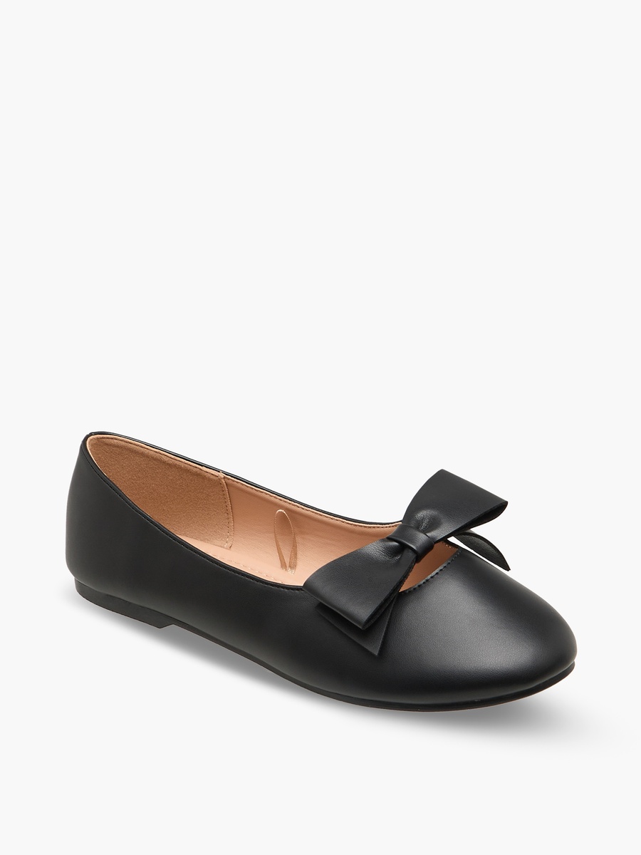 Girls Bow Detail Ballerina Shoes