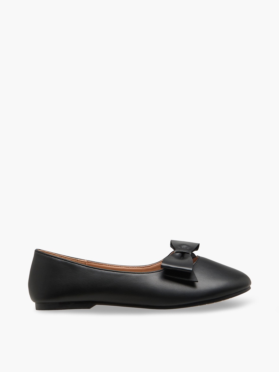 Girls Bow Detail Ballerina Shoes