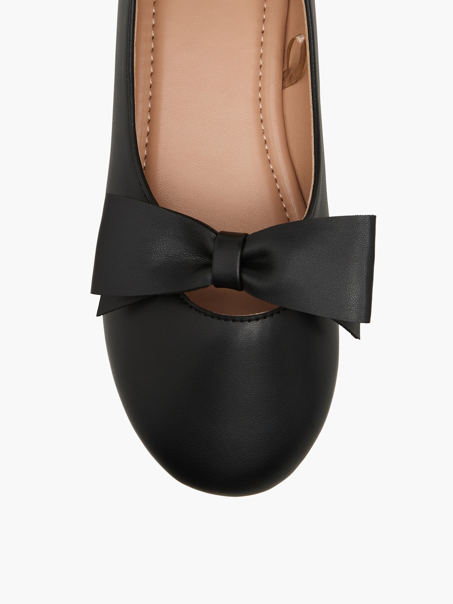 Girls Bow Detail Ballerina Shoes