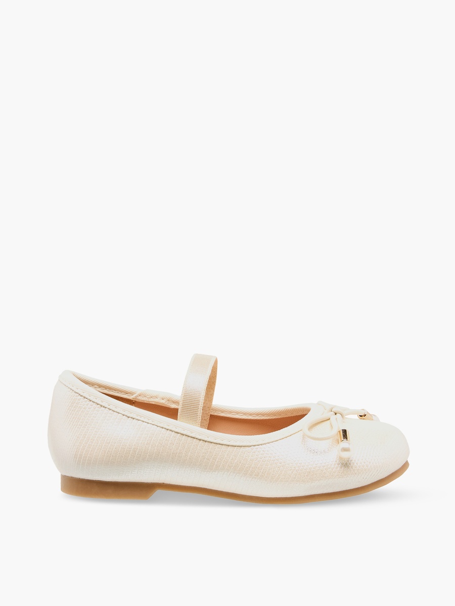 Girls Bow Detail Ballerina Shoes