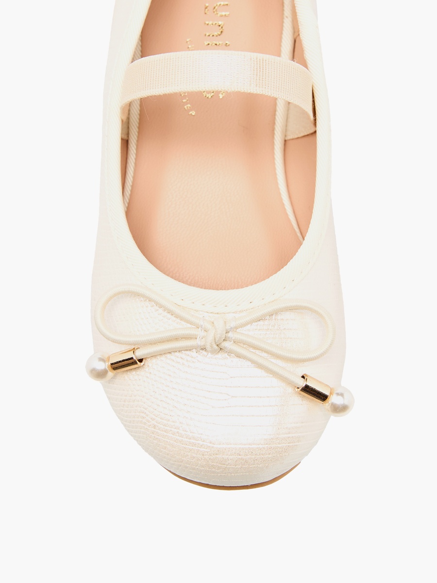 Girls Bow Detail Ballerina Shoes