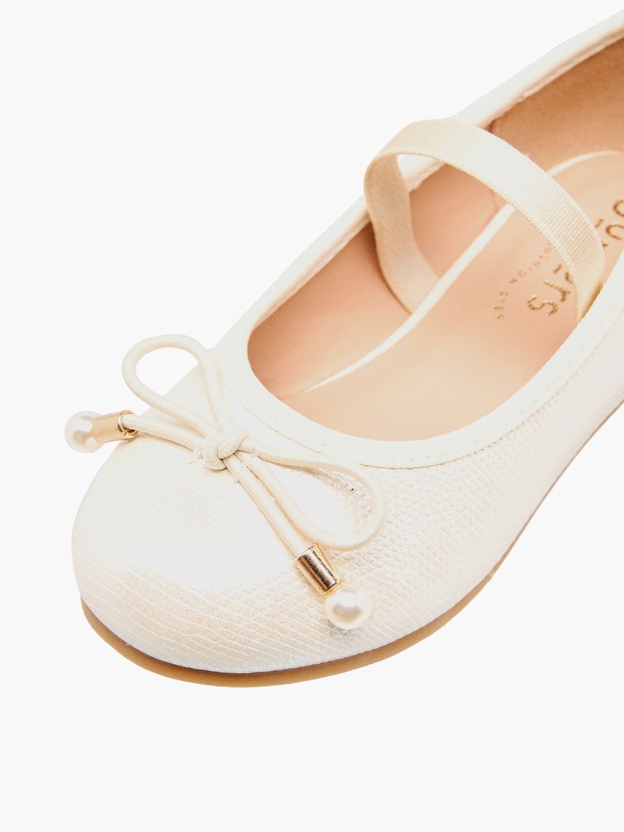Girls Bow Detail Ballerina Shoes