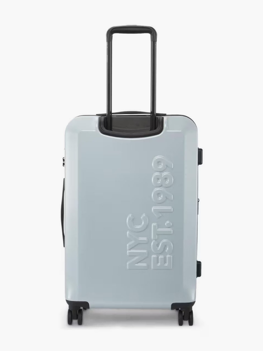 Logo Embossed Hardcase Luggage Trolley with Retractable Handle - 24 inches Check-In Bag