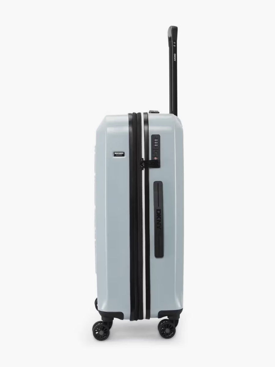 Logo Embossed Hardcase Luggage Trolley with Retractable Handle - 24 inches Check-In Bag