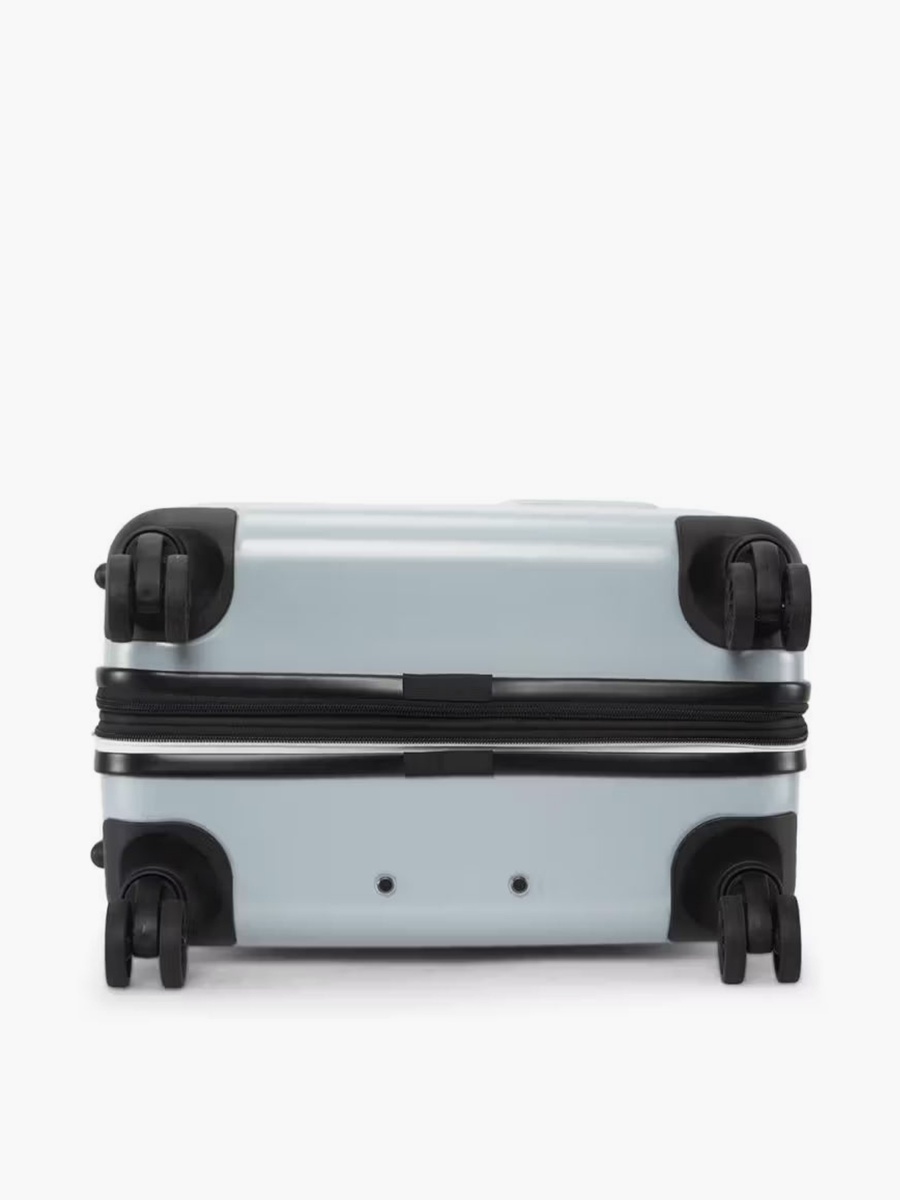 Logo Embossed Hardcase Luggage Trolley with Retractable Handle - 24 inches Check-In Bag
