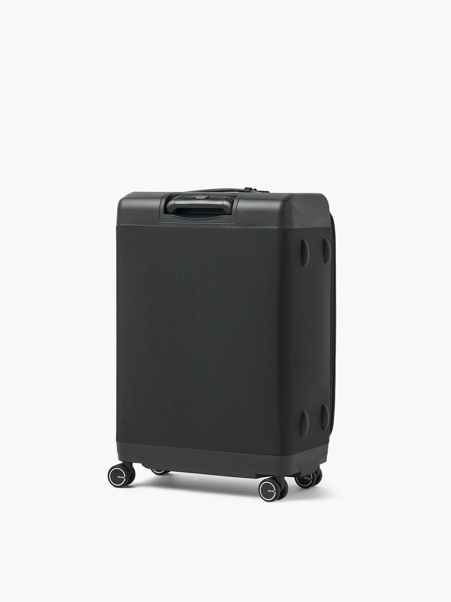 Textured Softcase Luggage Trolley with Retractable Handle - 24 inches Check-In Bag