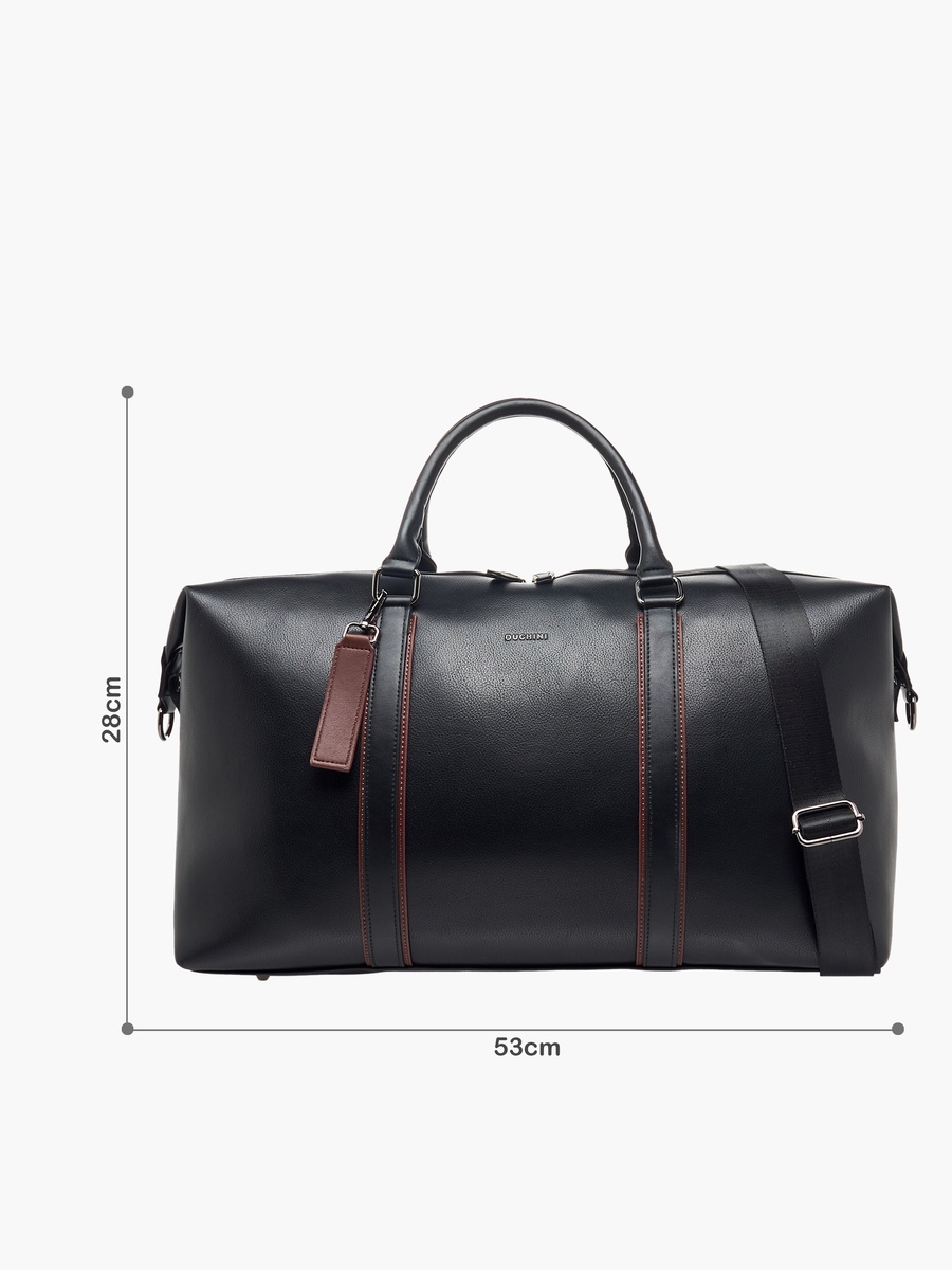 Duffle Bag with Zip Closure and Double Handles