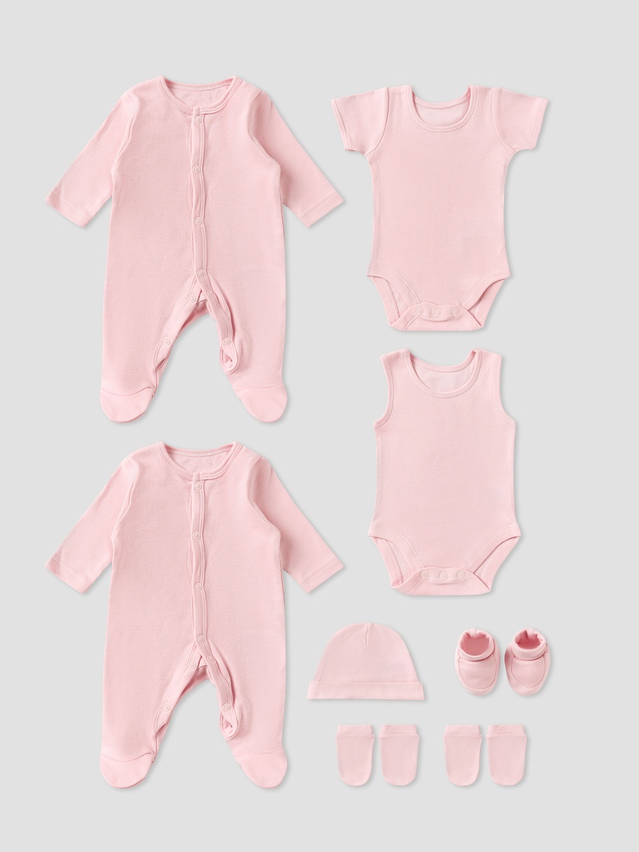 Set of 8 Clothing Gift Set with Snap Button Closure