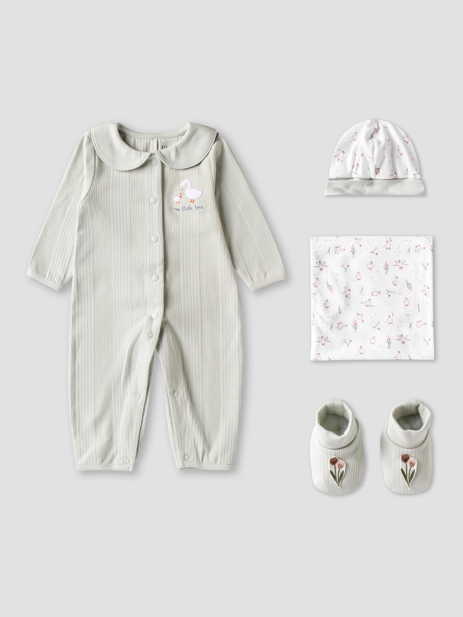 Set of 5 Clothing Gift Set with Duck Print