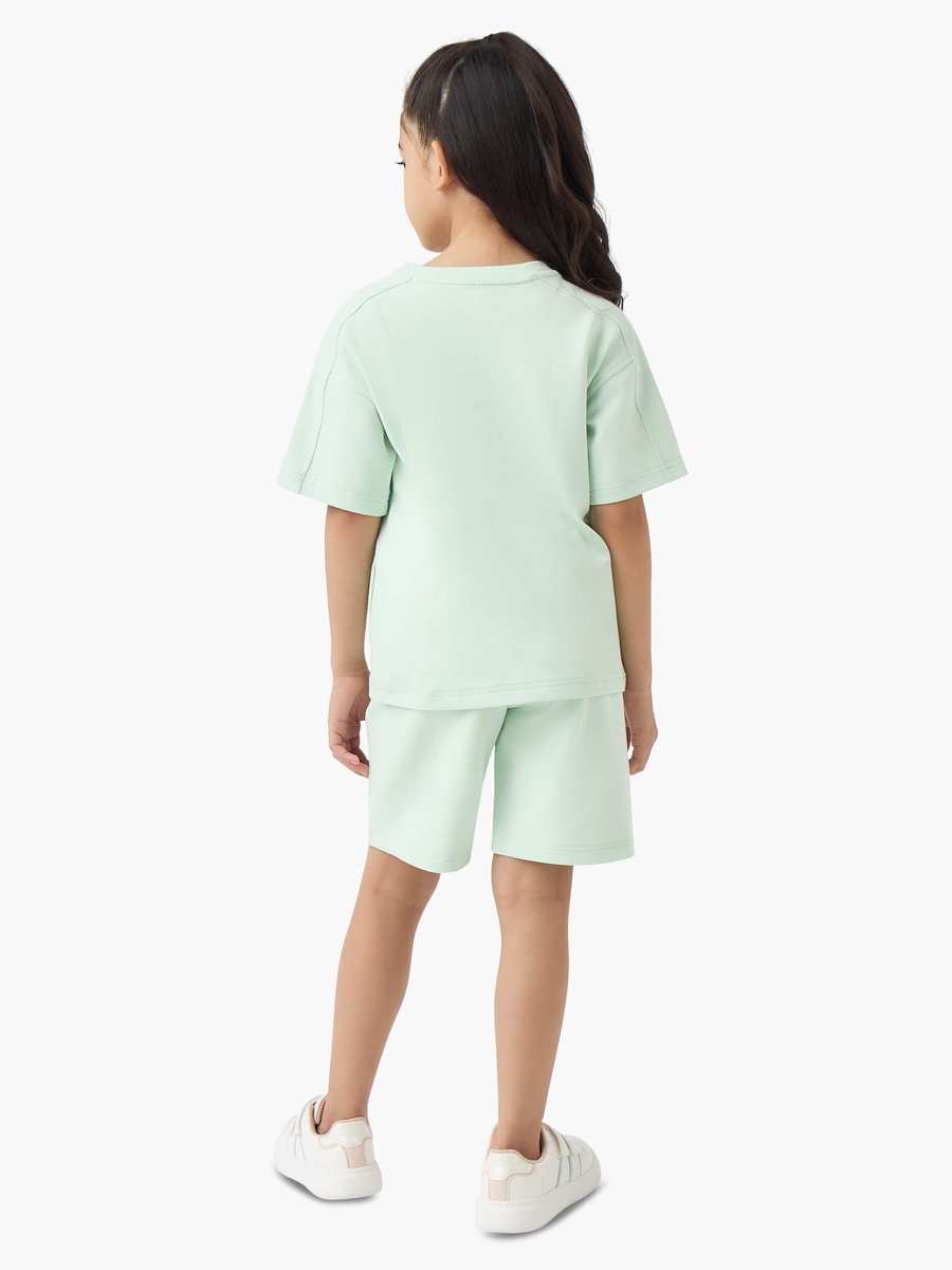 Kappa Crew Neck Short Sleeves T-Shirt and Shorts Set with Embossed Logo
