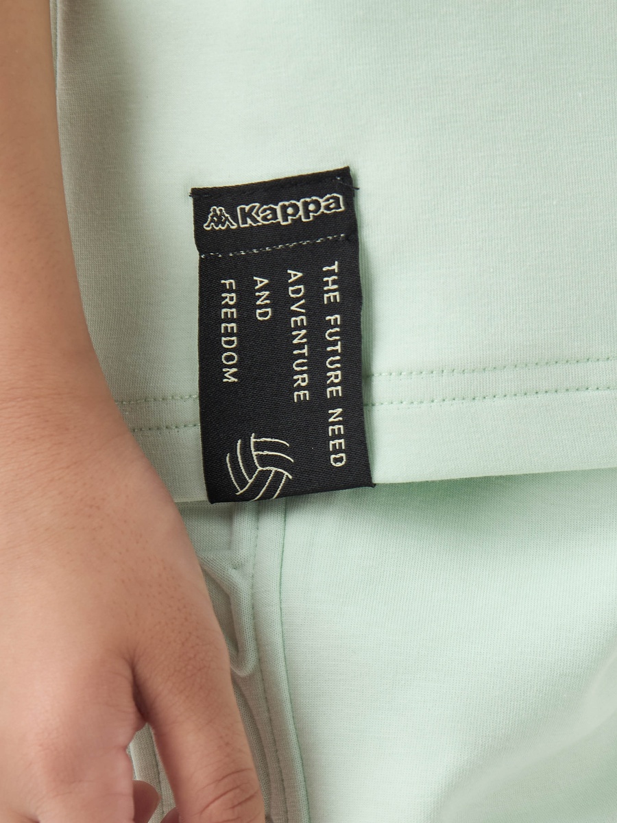 Kappa Crew Neck Short Sleeves T-Shirt and Shorts Set with Embossed Logo