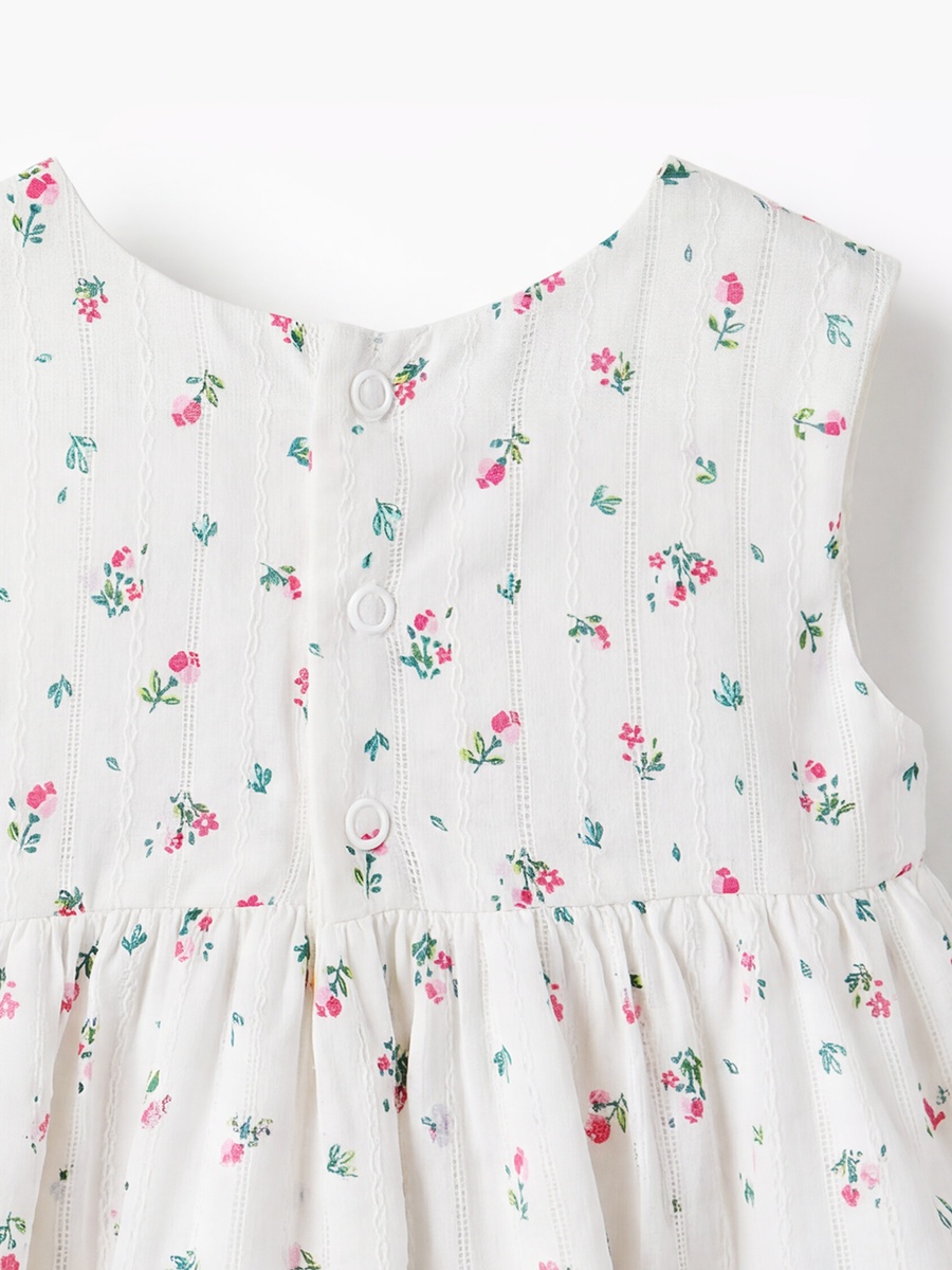 Round Neck Sleeveless Top and Shorts Set with Floral Print