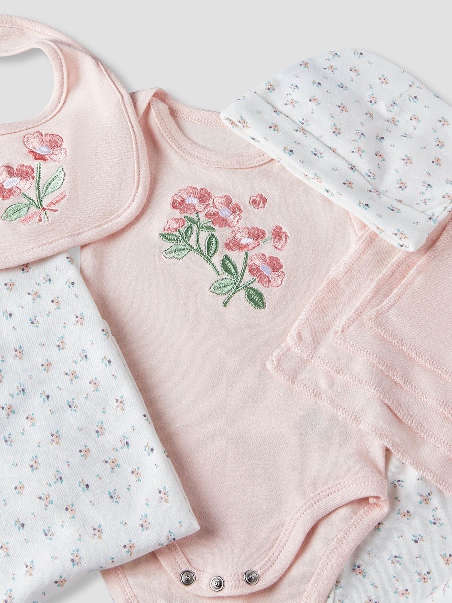 Set of 11 Clothing Gift Set with Floral Print