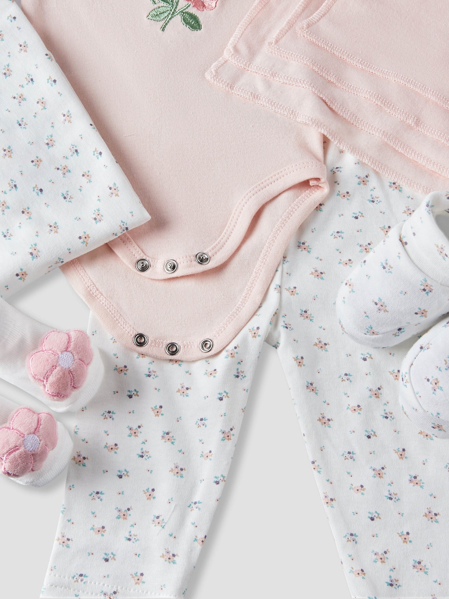 Set of 11 Clothing Gift Set with Floral Print