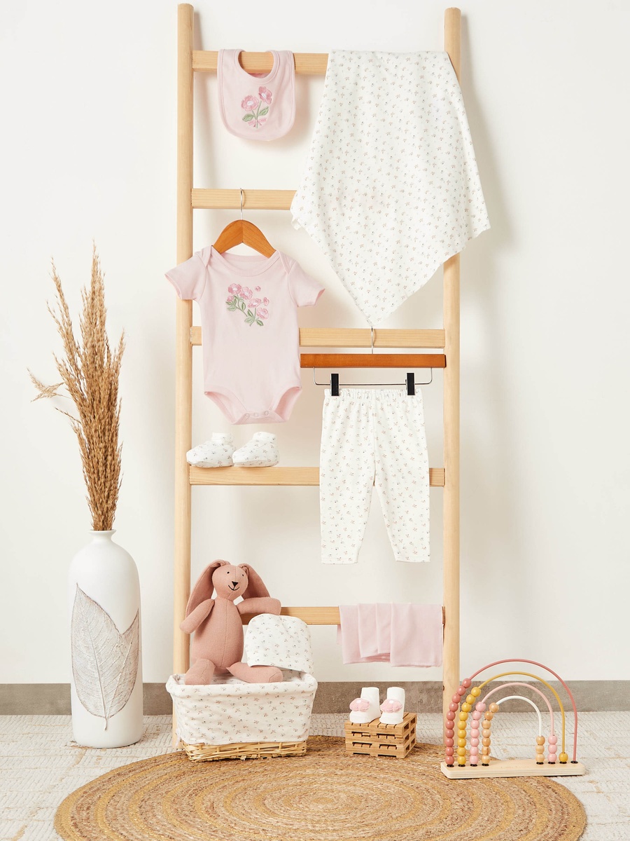 Set of 11 Clothing Gift Set with Floral Print