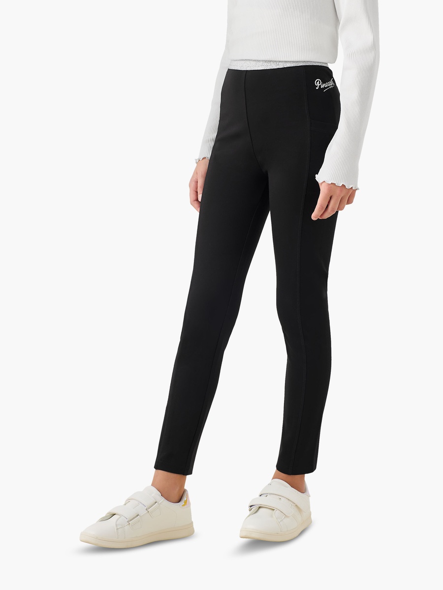 Leggings with Logo Print