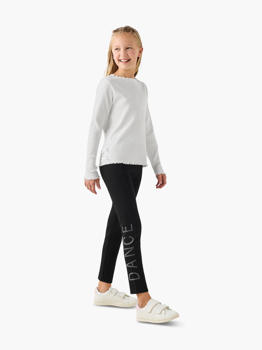 Leggings with Logo Print