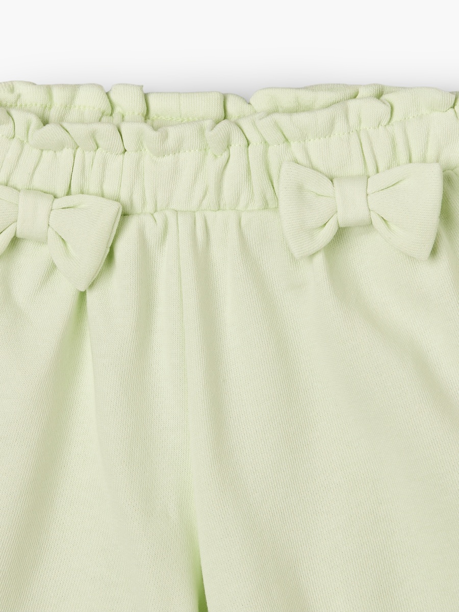 Pack of 2 Elasticated Waist Shorts with Bow Accent