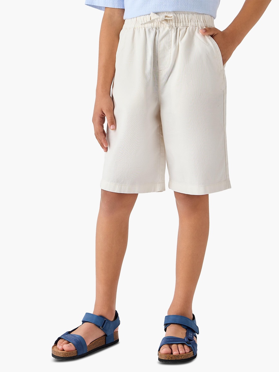 Elasticated Drawstring Shorts with Pockets