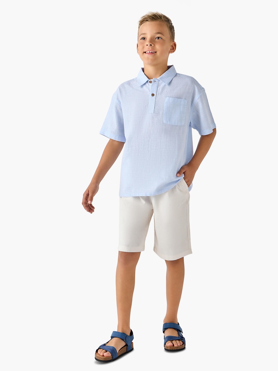 Elasticated Drawstring Shorts with Pockets
