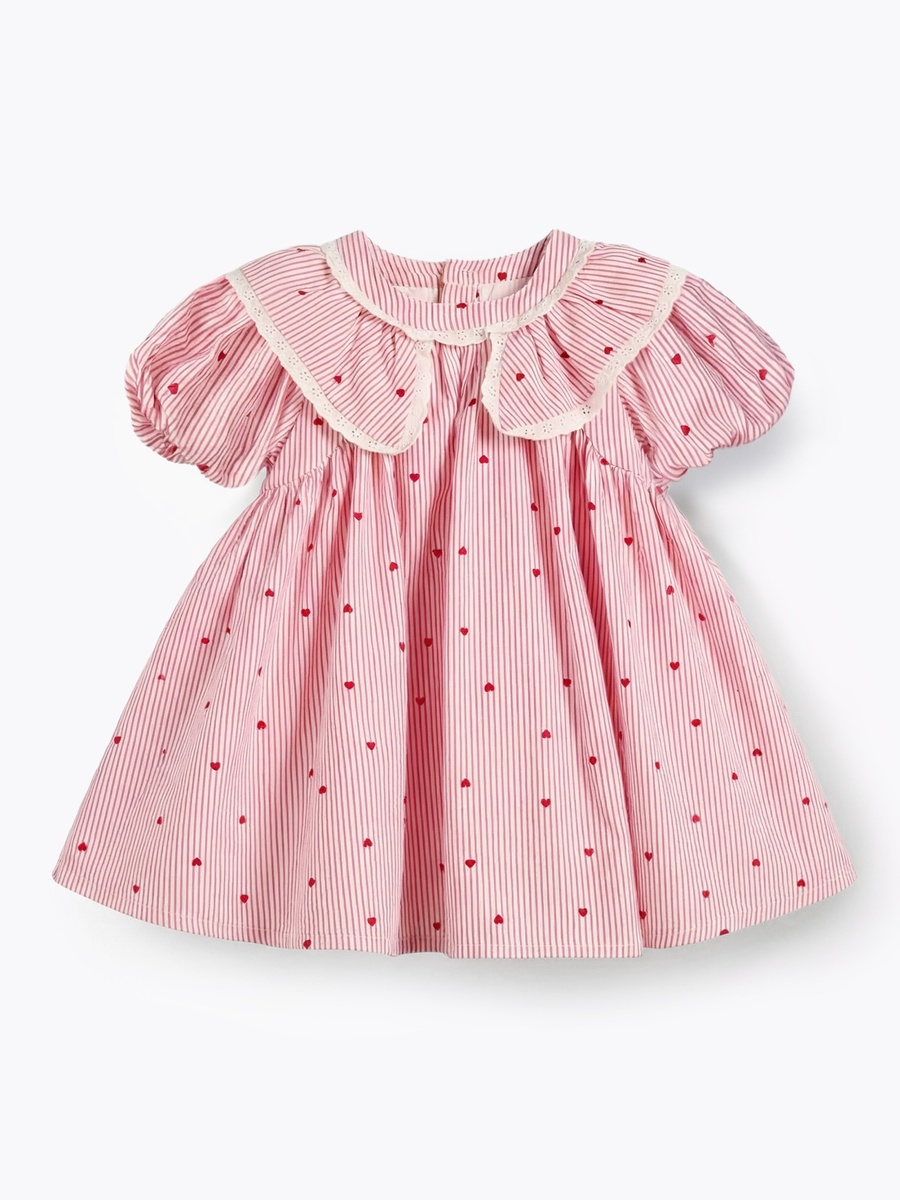 Collared Short Sleeve Dress with Bloomers