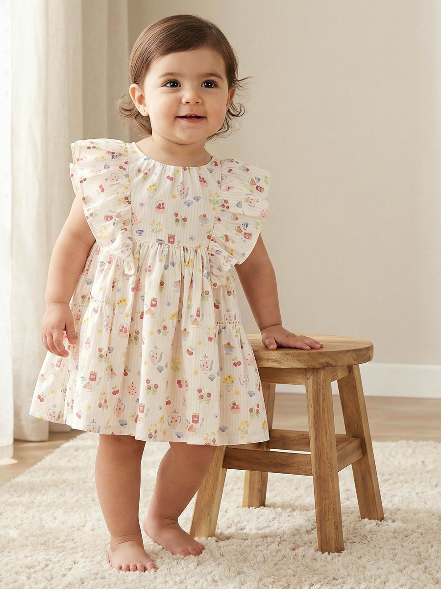 Round Neck Sleeveless Dress with Bloomers