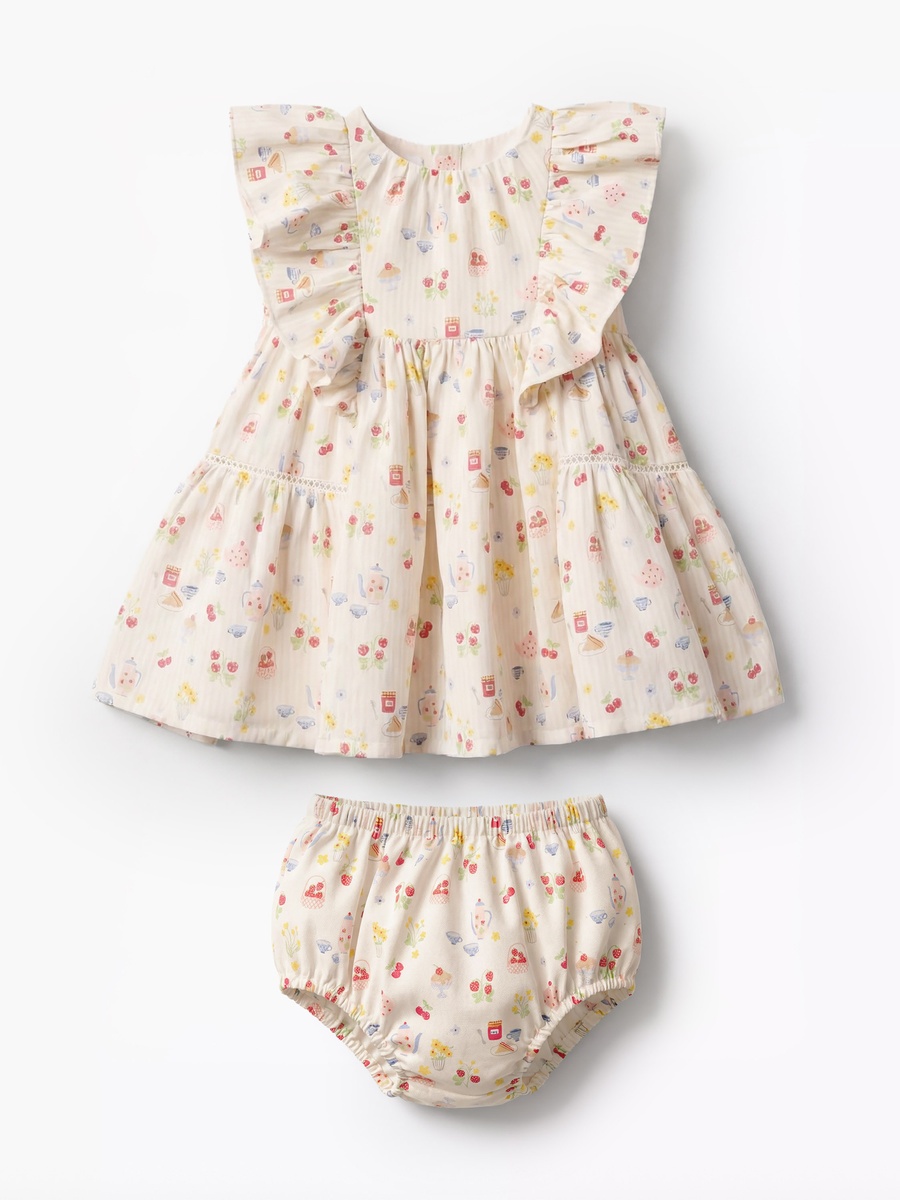 Round Neck Sleeveless Dress with Bloomers