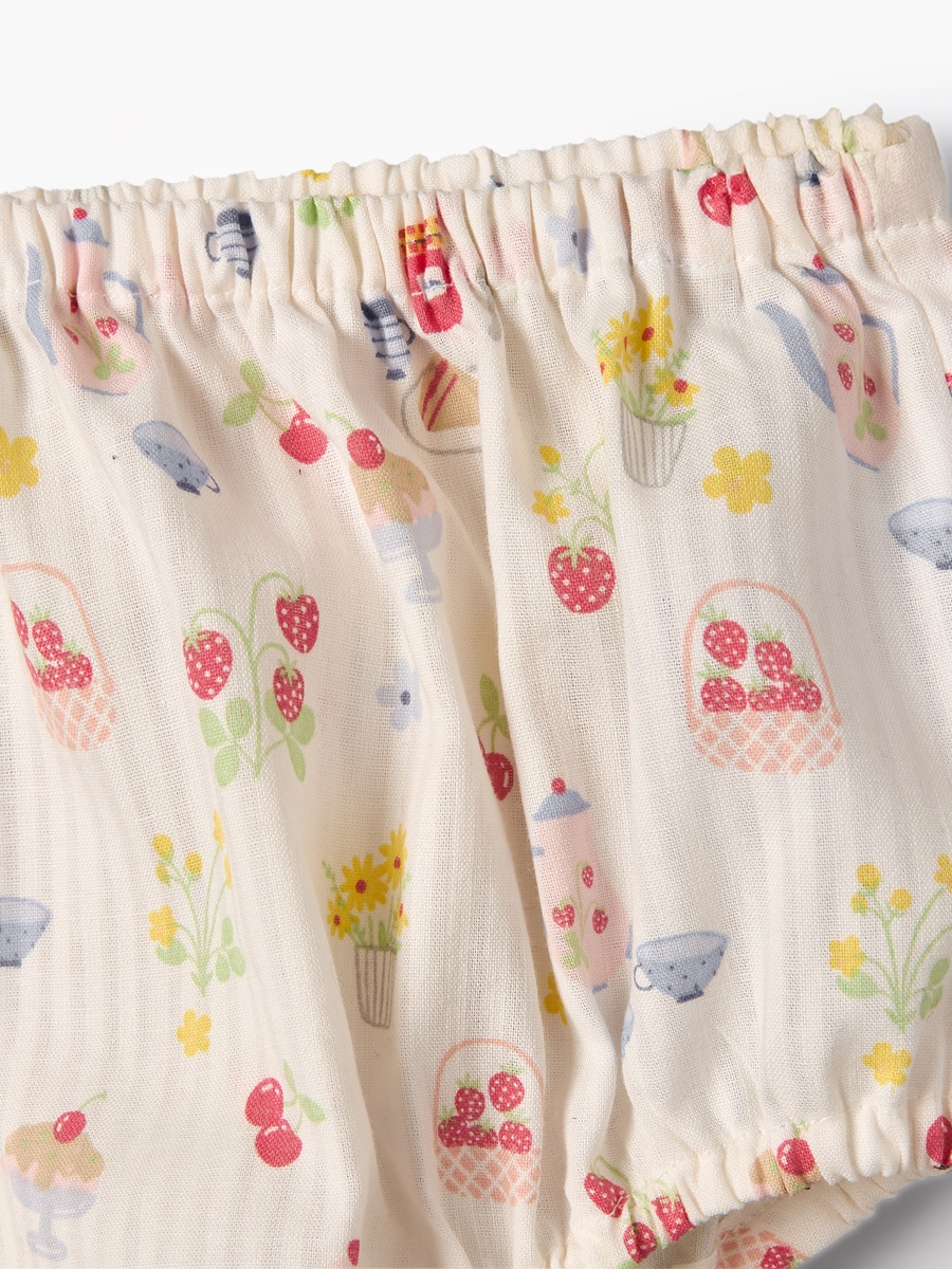 Round Neck Sleeveless Dress with Bloomers