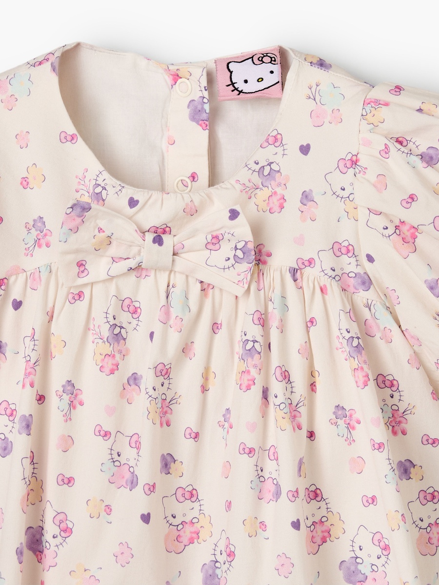 Round Neck Short Sleeve Dress with Bloomers