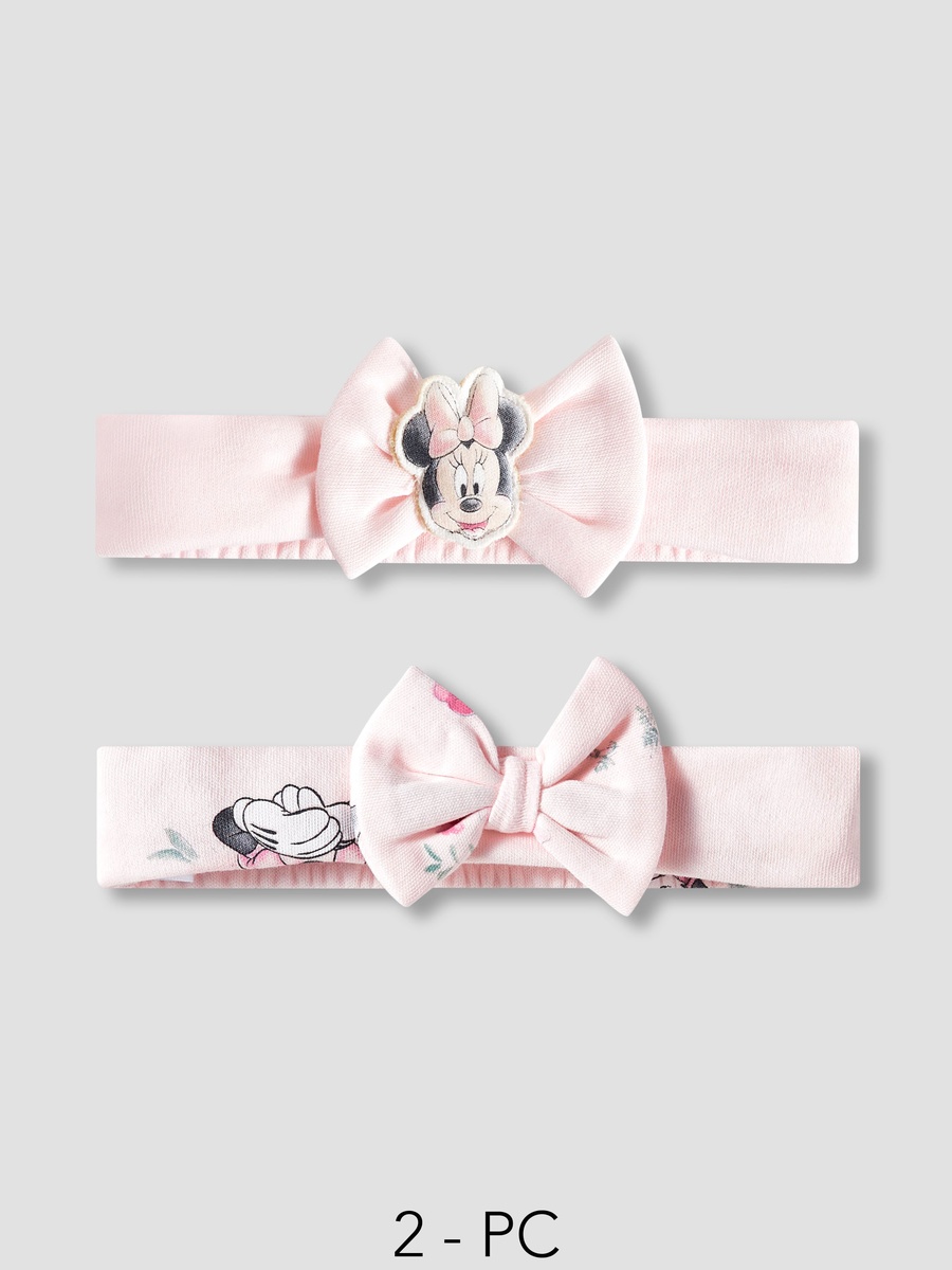 Pack of 2 Hairband with Minnie Mouse Print