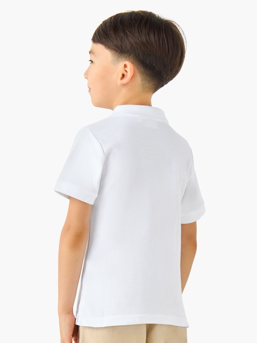 Collared Short Sleeve Polo T-Shirt with Embroidery