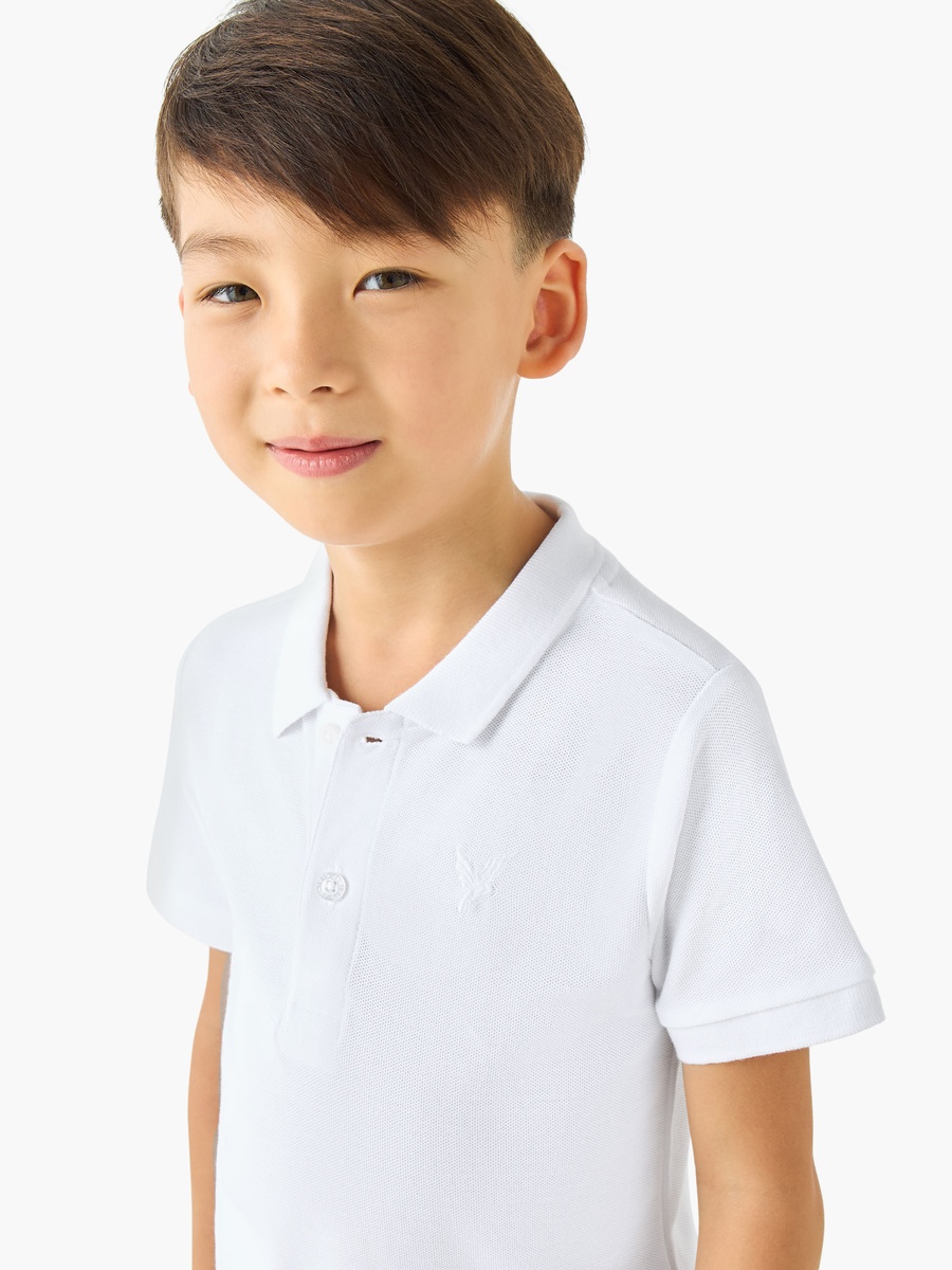 Collared Short Sleeve Polo T-Shirt with Embroidery