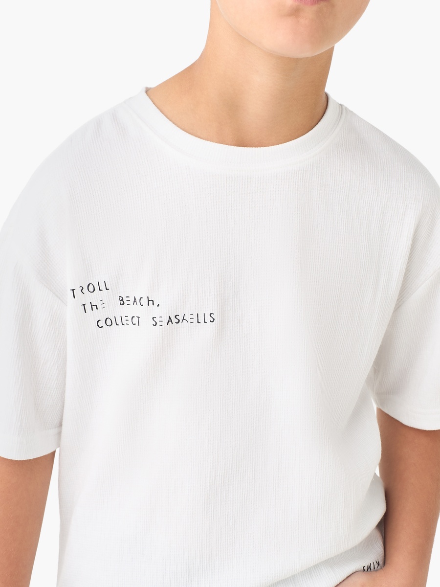 Crew Neck Short Sleeves T-Shirt with Graphic Print