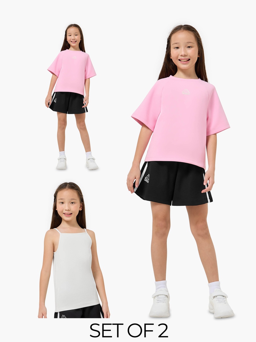 Set of 2 T-Shirt with Vest