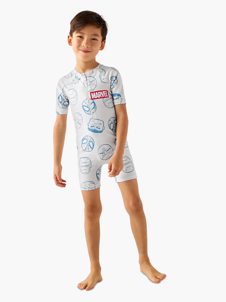 Boys Raglan Sleeve Swimsuit