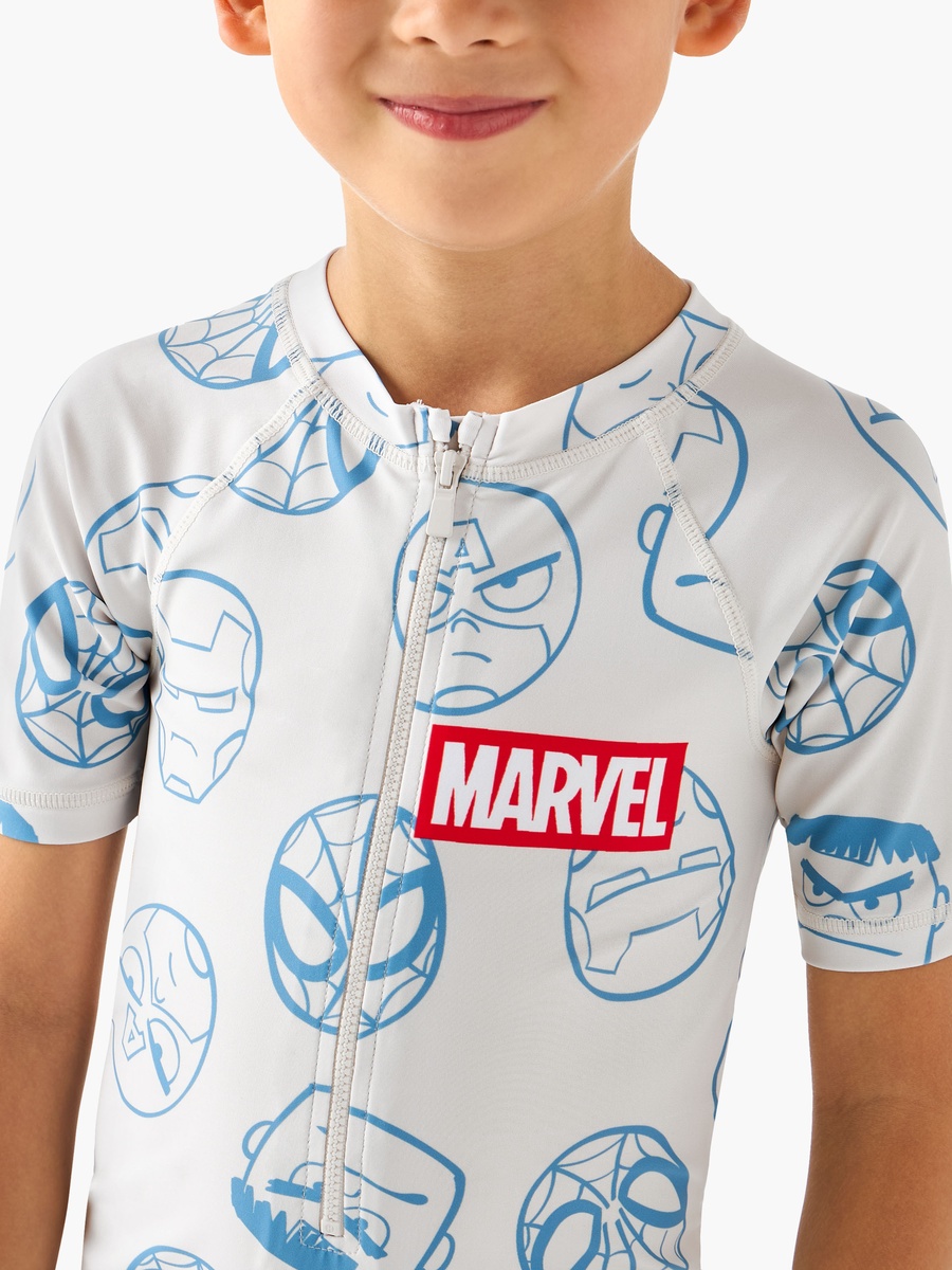 Boys Raglan Sleeve Swimsuit