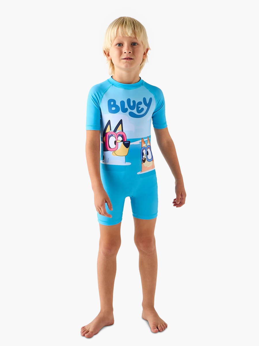 Boys Raglan Sleeve Swimsuit