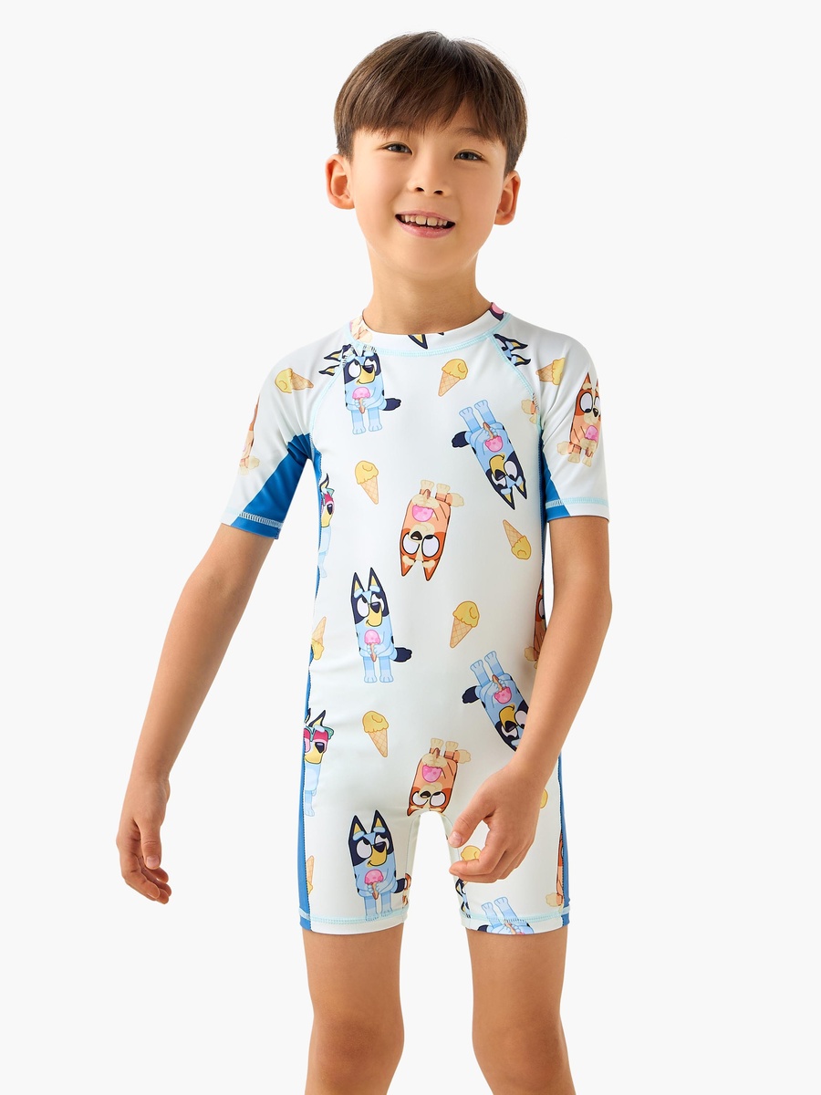 Boys Graphic Print Swimsuit