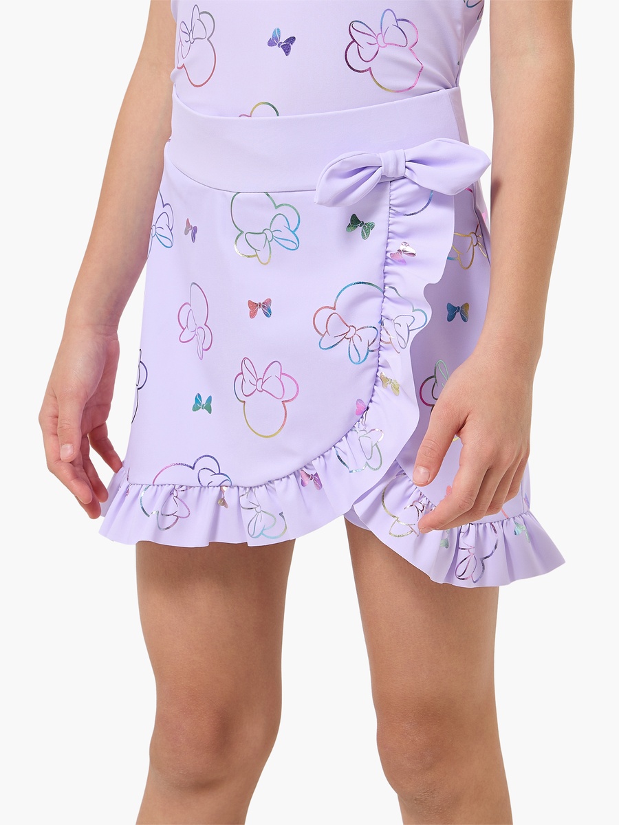 Set of 2 Girls Minnie Mouse Print Swimsuit Set