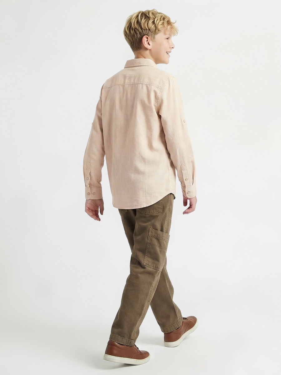 Long Sleeve Shirt with Solid Design