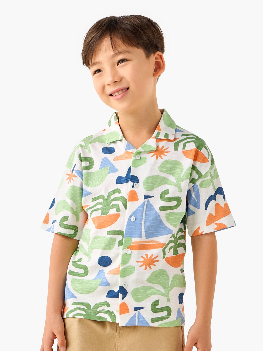 Short Sleeves Shirt with Print