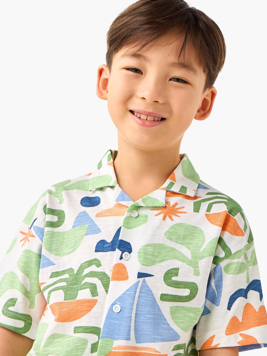 Short Sleeves Shirt with Print