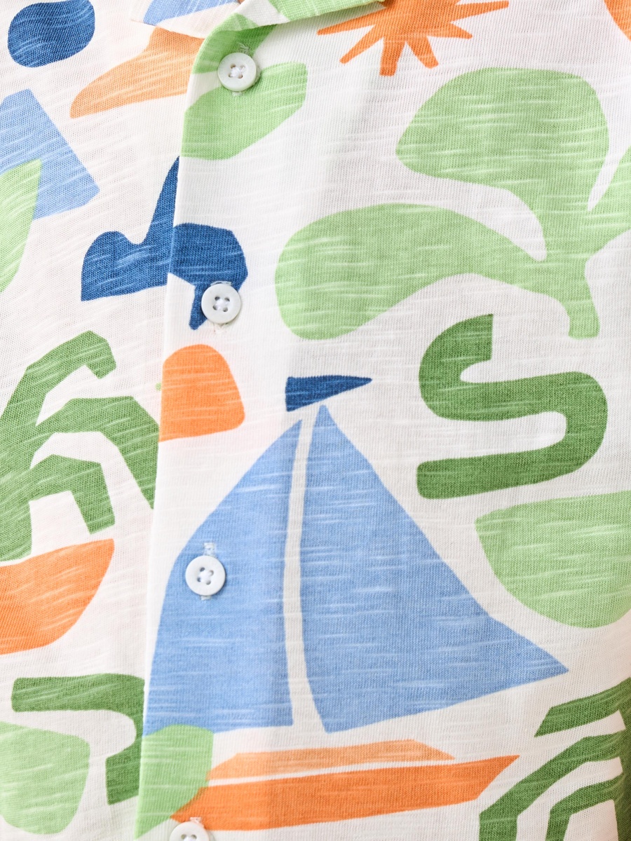 Short Sleeves Shirt with Print