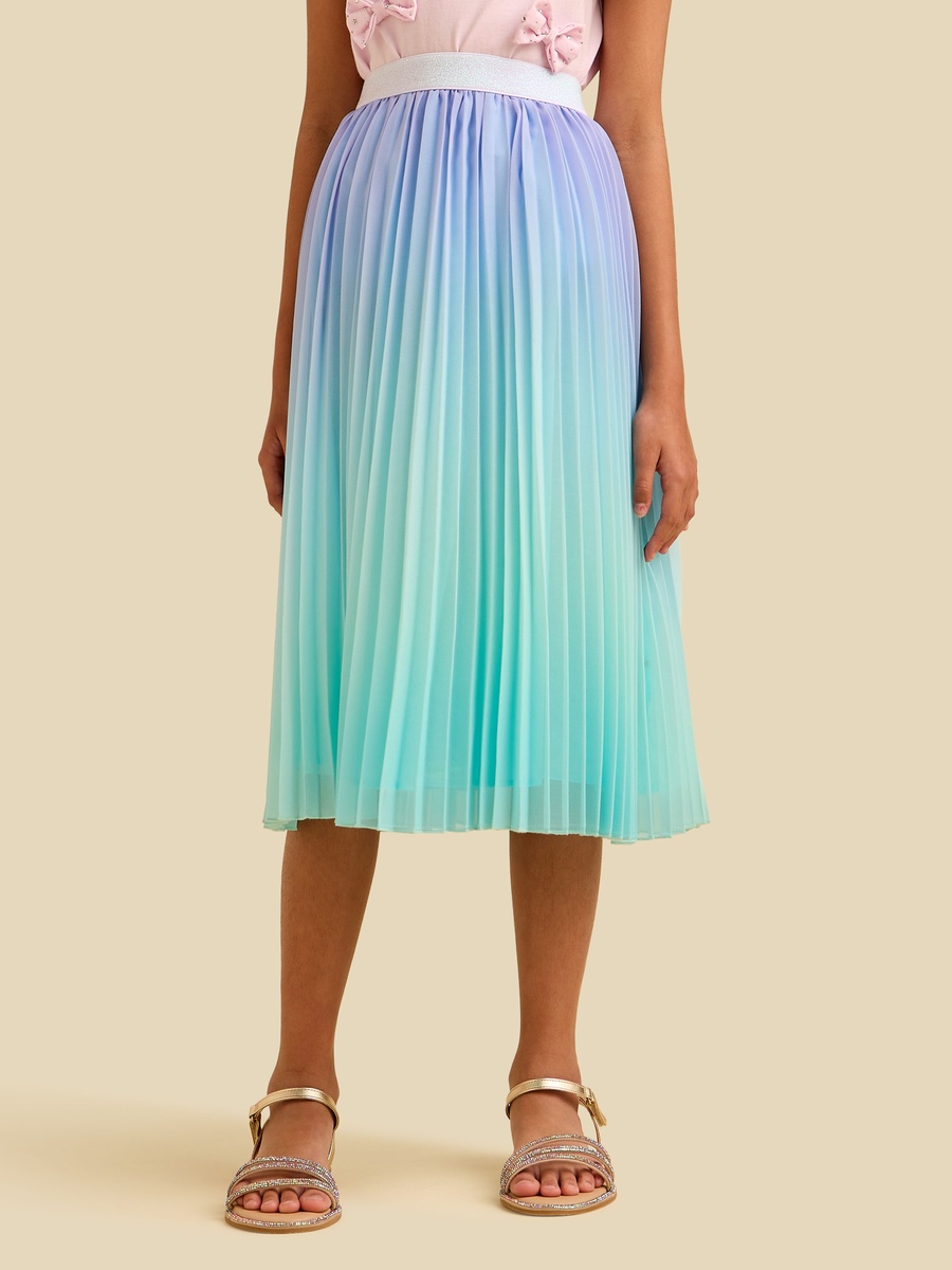 Midi Skirt with Pleats
