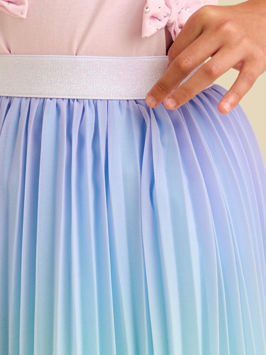 Midi Skirt with Pleats