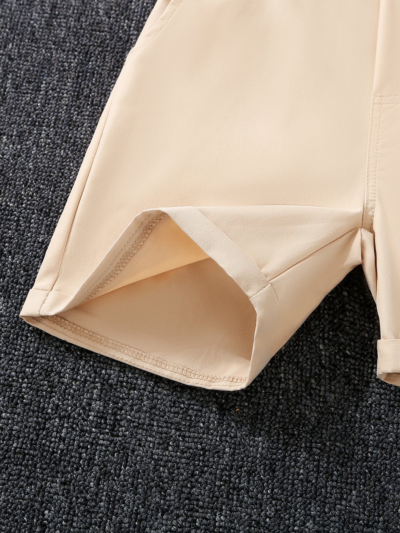 Kids Beige Regular Shorts