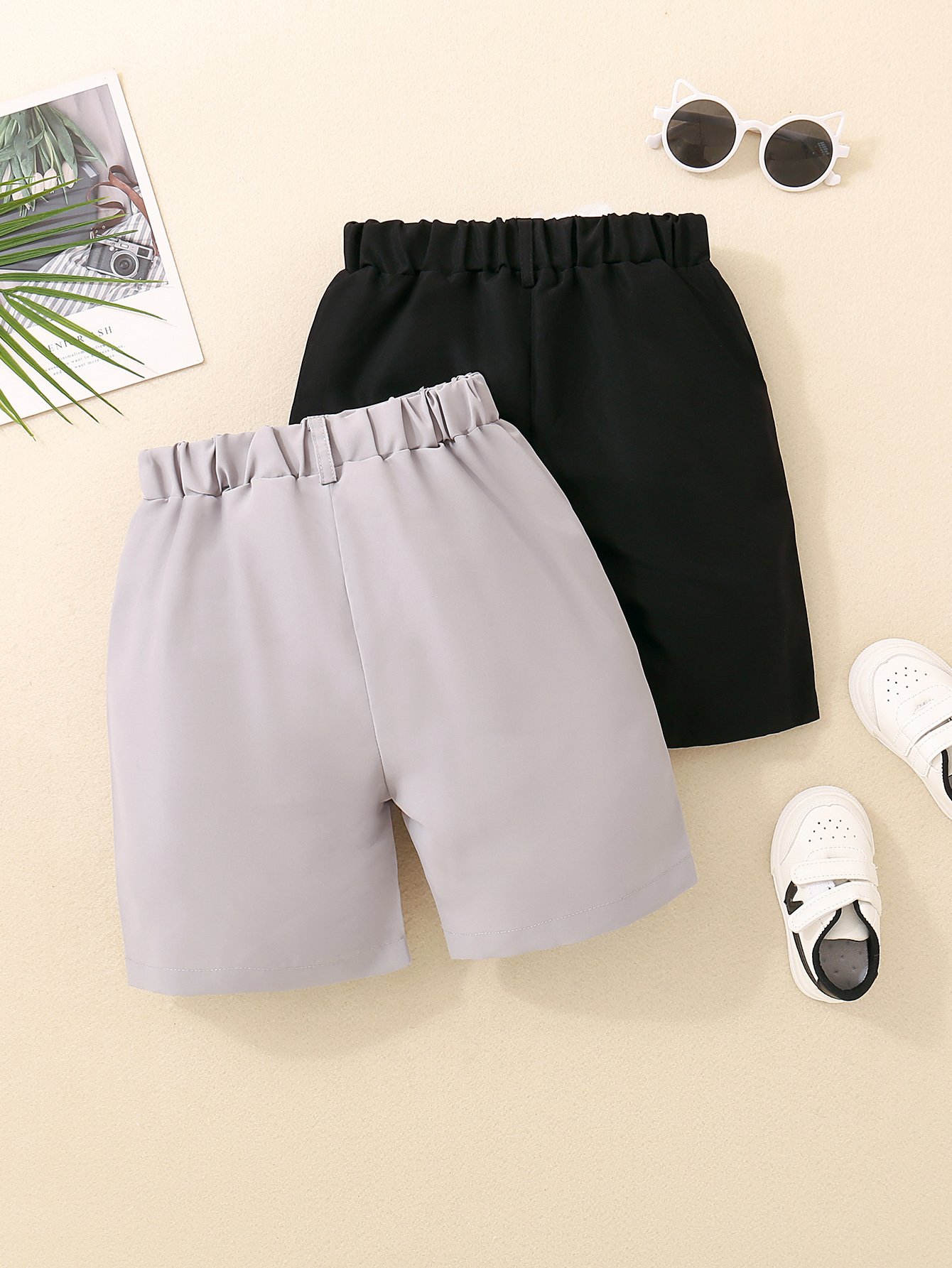 Pack of 2 - Kids Solid Regular Shorts