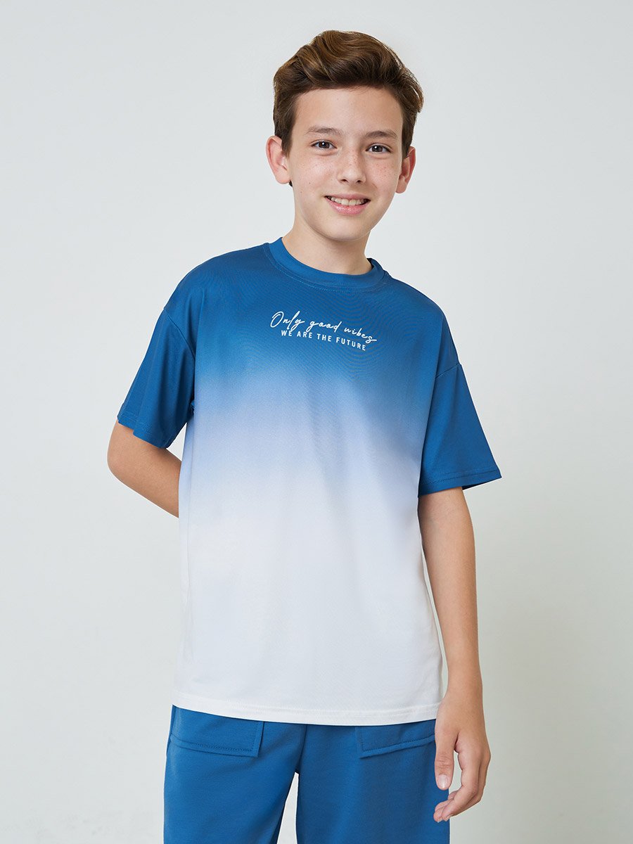 Teens Ombre Look T-Shirt and Shorts Set