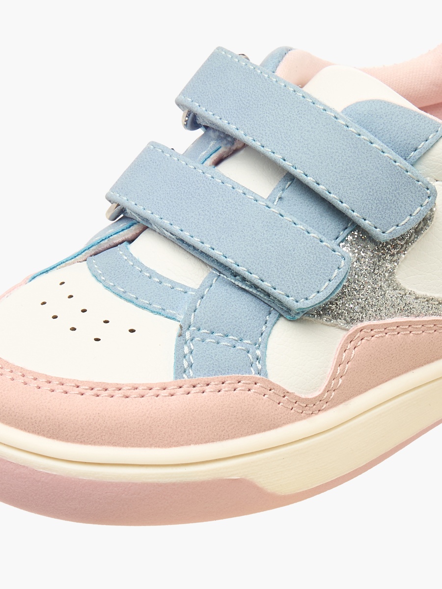 Colourblock Hook and Loop Sneakers