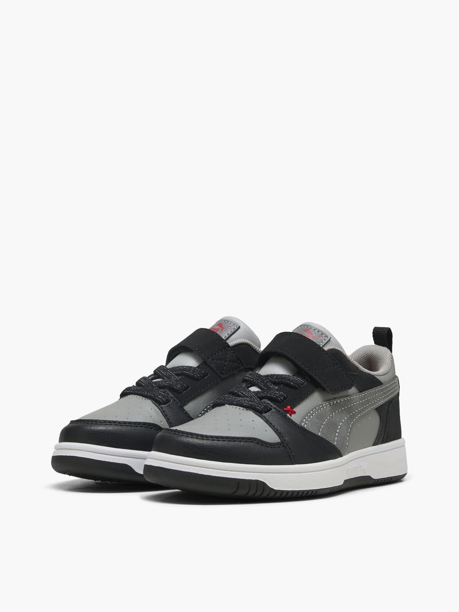 Kids Rebound V6 Lo MID 90s Hook and Loop Sneakers
